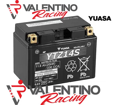 Battery YTZ14S Sealed 12V 11Ah Honda XL 700 V Transalp 2008>13 700 Deauville • £90.83